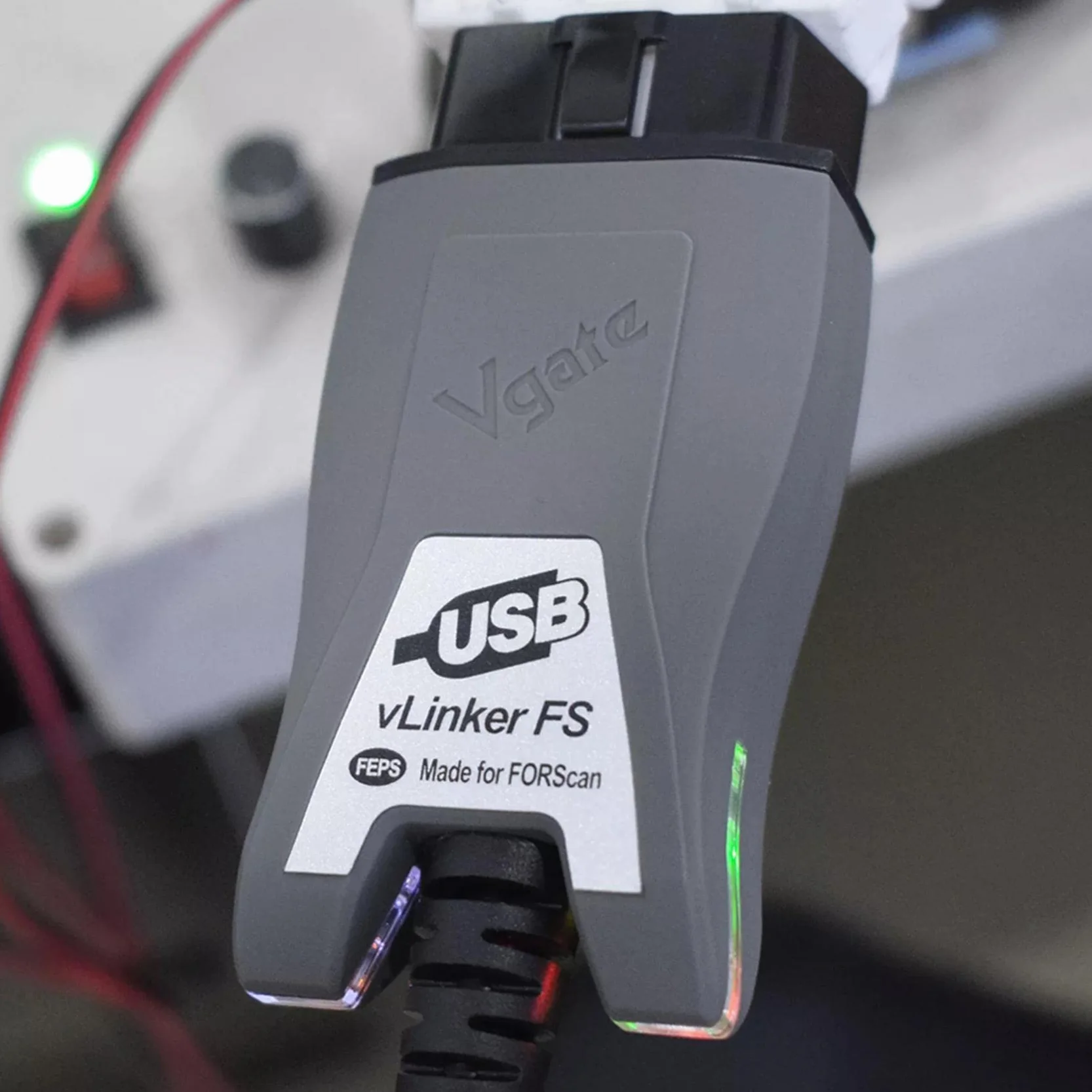 vLinker FS OBD2 USB Adapter dla FORScan HS/MS -CAN Automatyczne przełączanie