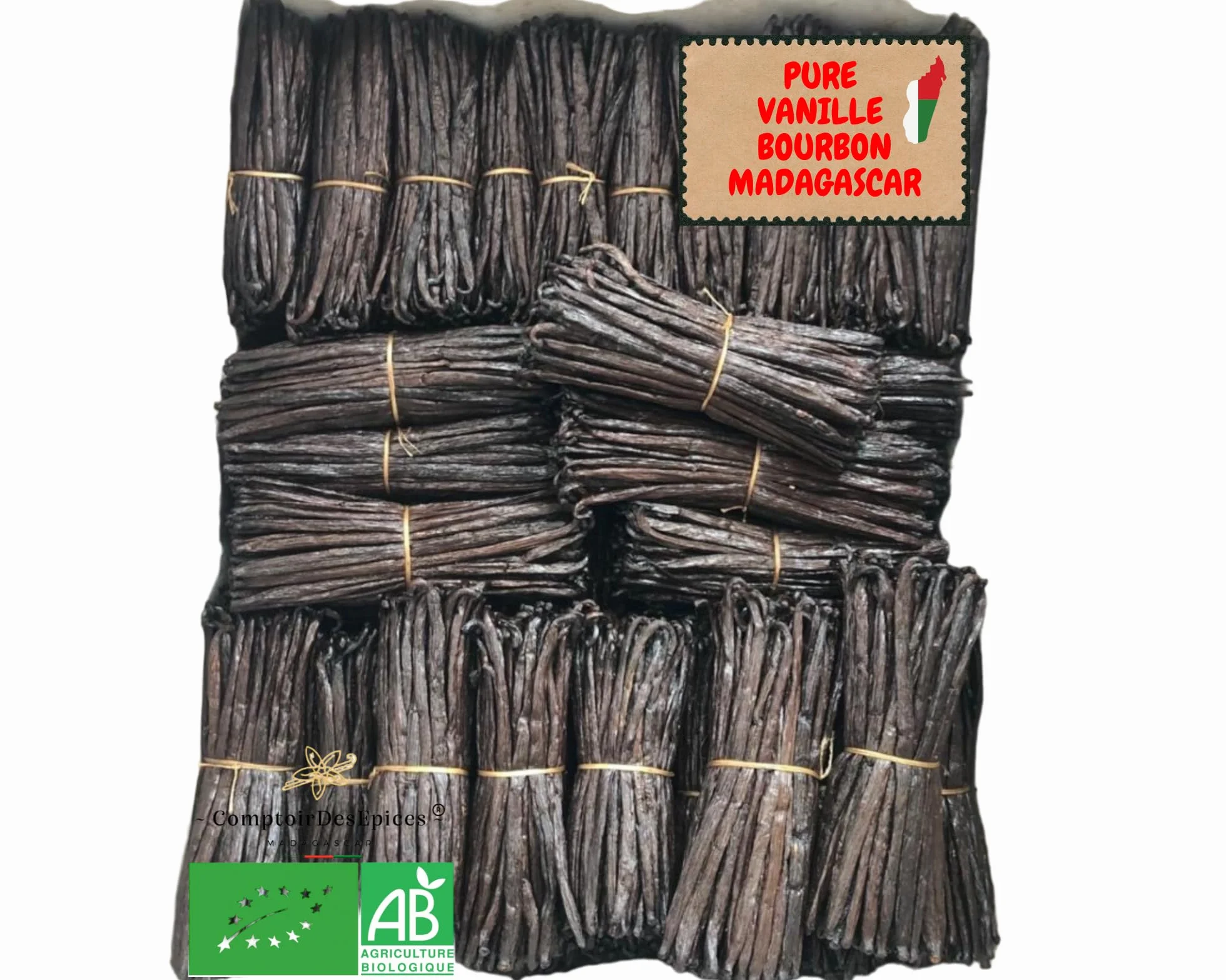 NATURALNY EKSTRAKT Z WANILII Bourbon 250ml - Bezalkoholowy - Czysty i Rękodzieło - Idealny do gotowania i pieczenia - (Francuska firma)