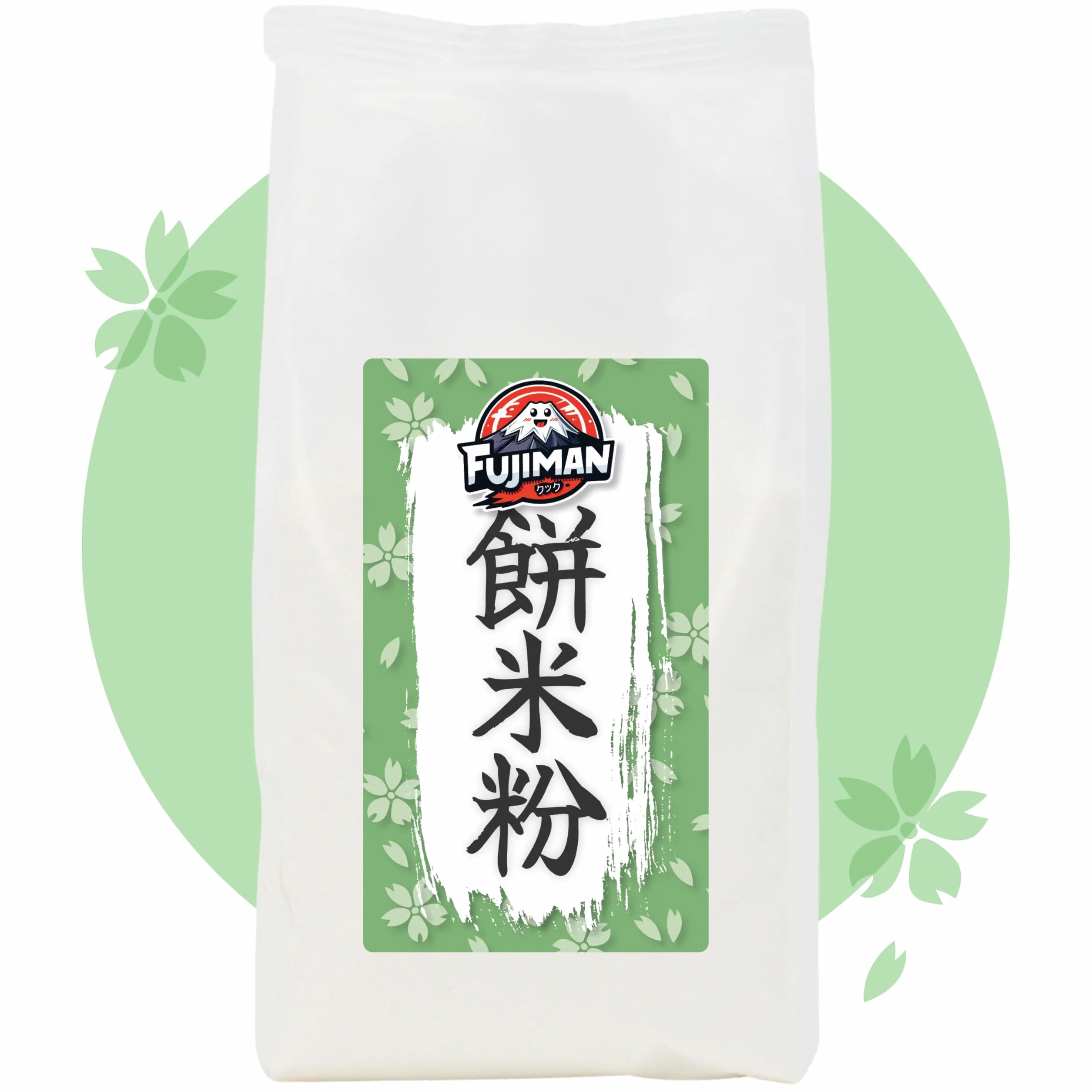 FUJIMAN mąka ryżowa kleista (glutinous) | idealna do japońskich mochi, dango i bezglutenowego pieczenia | wegańska, bezglutenowa (1 × 940 g) (940 g)