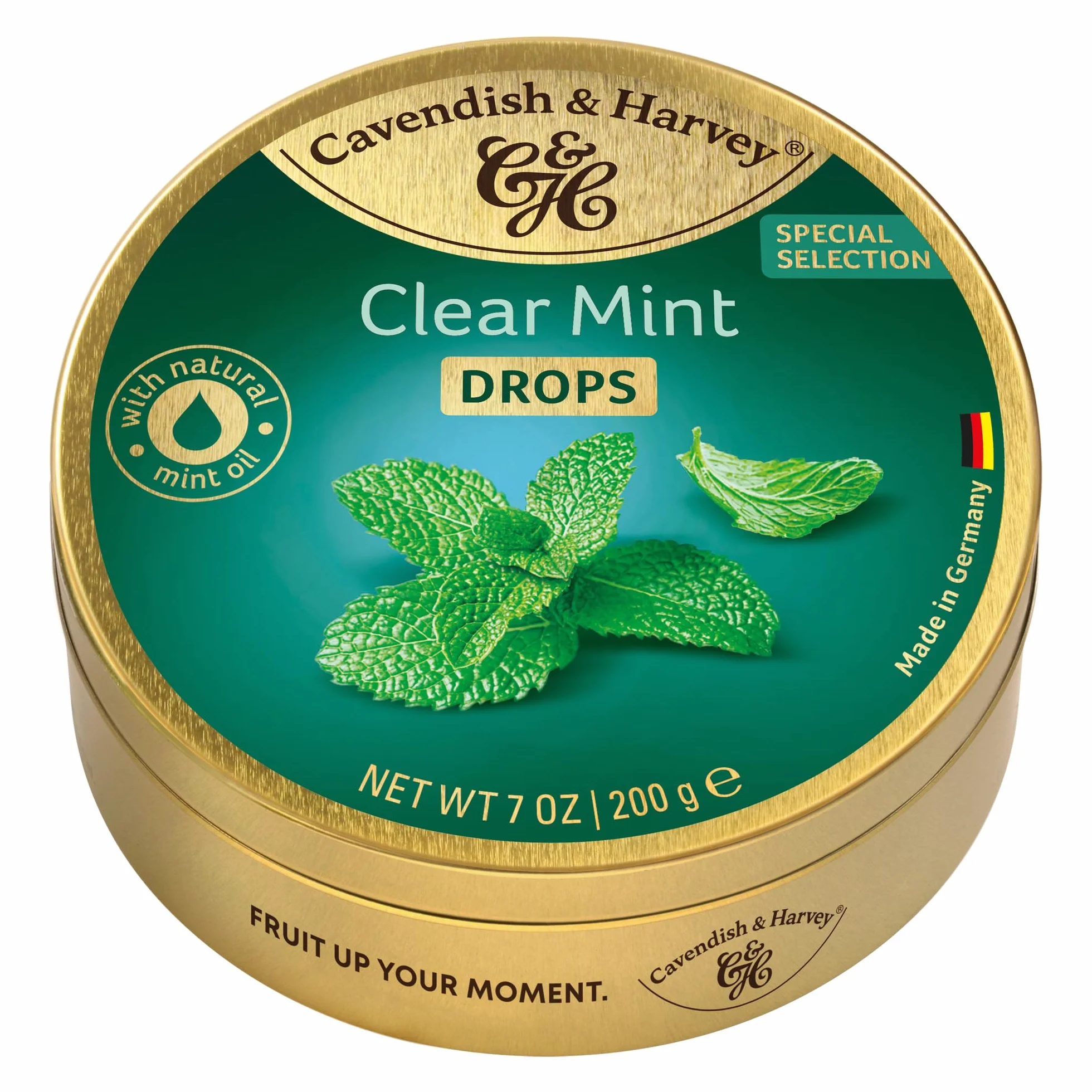 Cavendish & Harvey Clear Mint Drops 200g
