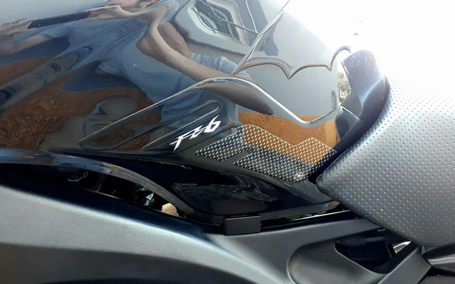 labelbike - Zestaw naklejek 3D z żywicy, Dekoracje i Ochrona Zbiornika Motocykla kompatybilny z Yamaha FZ6