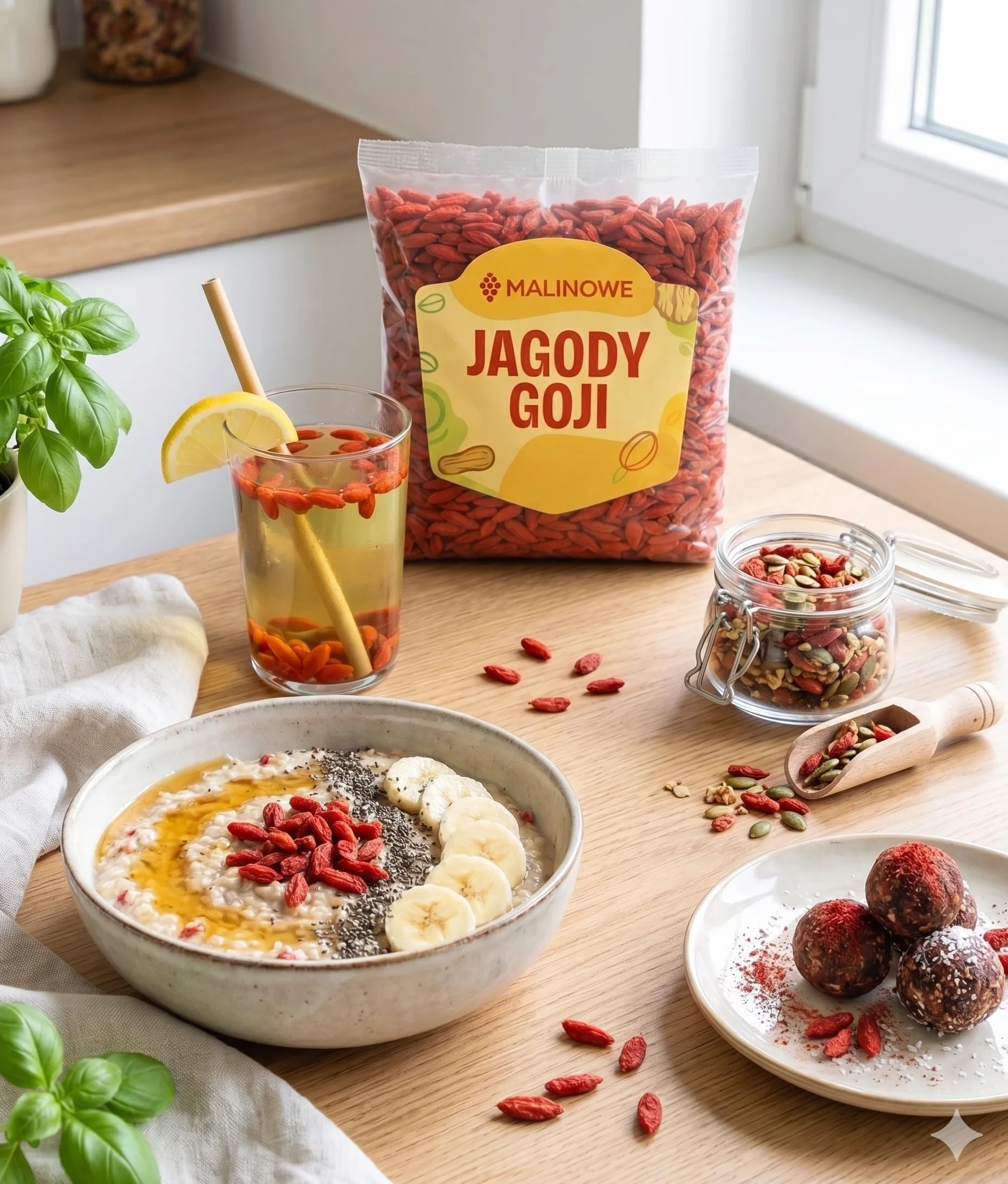 Jagody Goji Suszone 250g Naturalna Premium