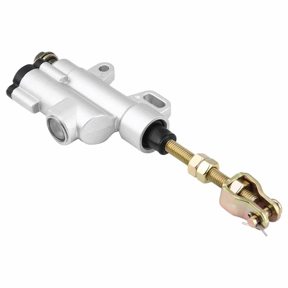 KIMISS Pompa hydrauliczna tylnego hamulca nożnego for motocykl ATV cross, cylinder główny, srebrny