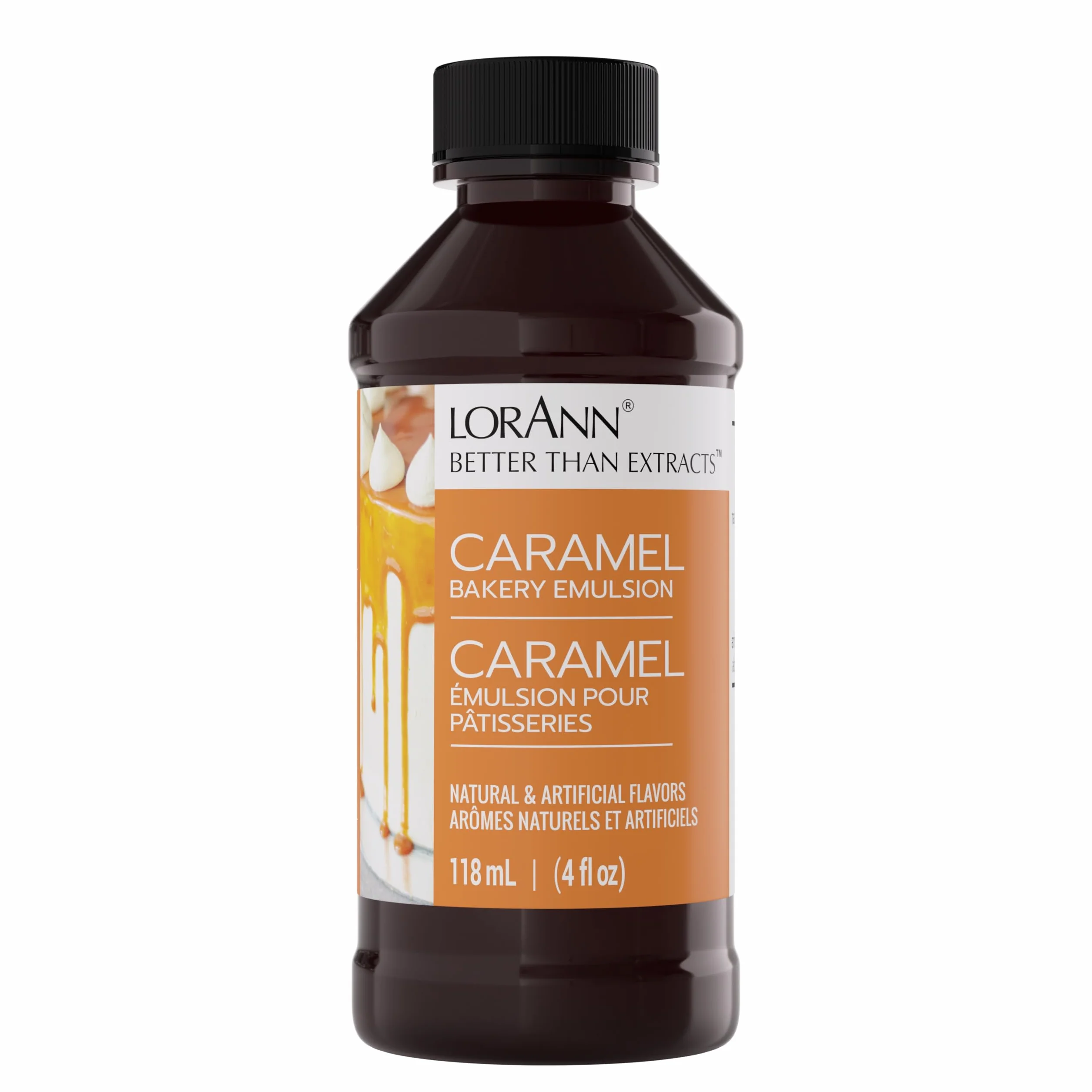 LorAnn Bakery Emulsions Natural & Artificial Flavor 4oz-Caramel - 0806-0735