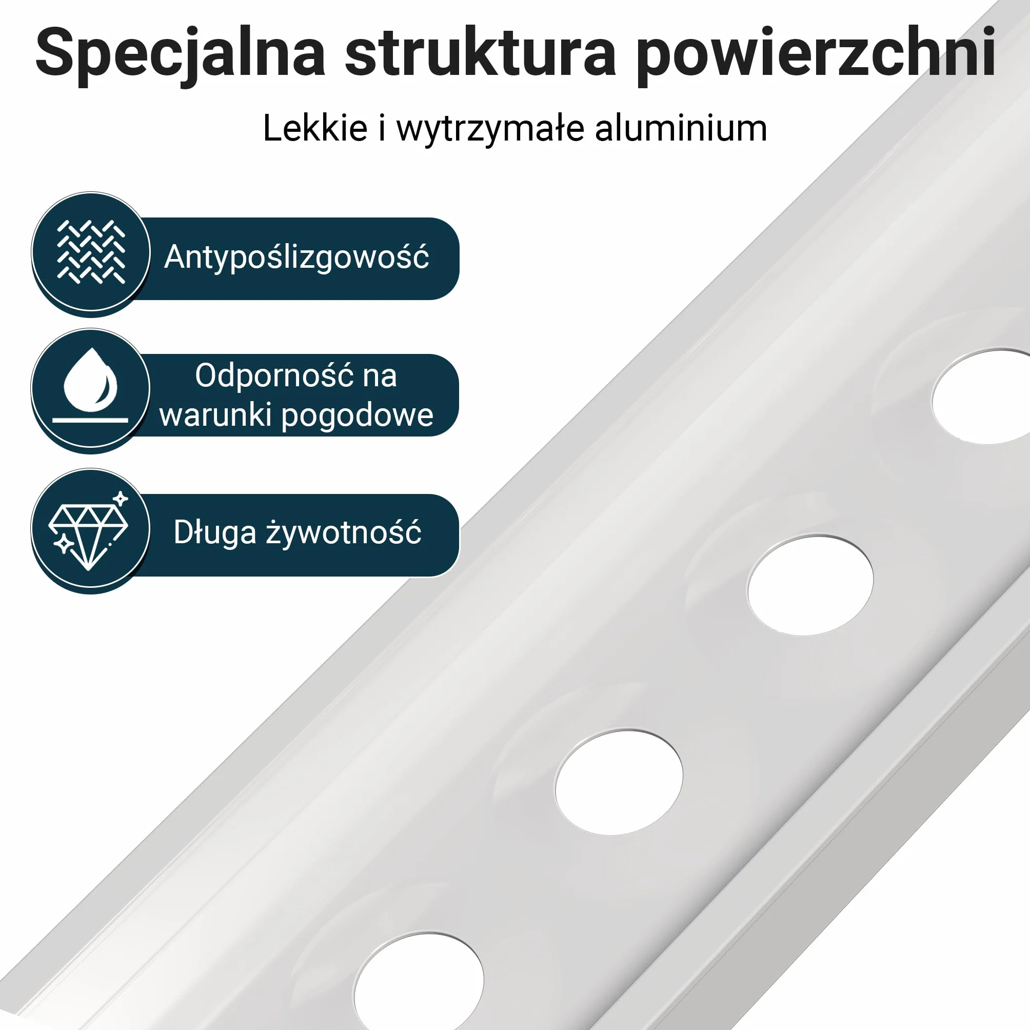 Wiltec Rampa najazdowa o długości 192 cm i udźwigu 182 kg z aluminium, lekka do przechowywania, do załadowania motocykli, profilowana powierzchnia