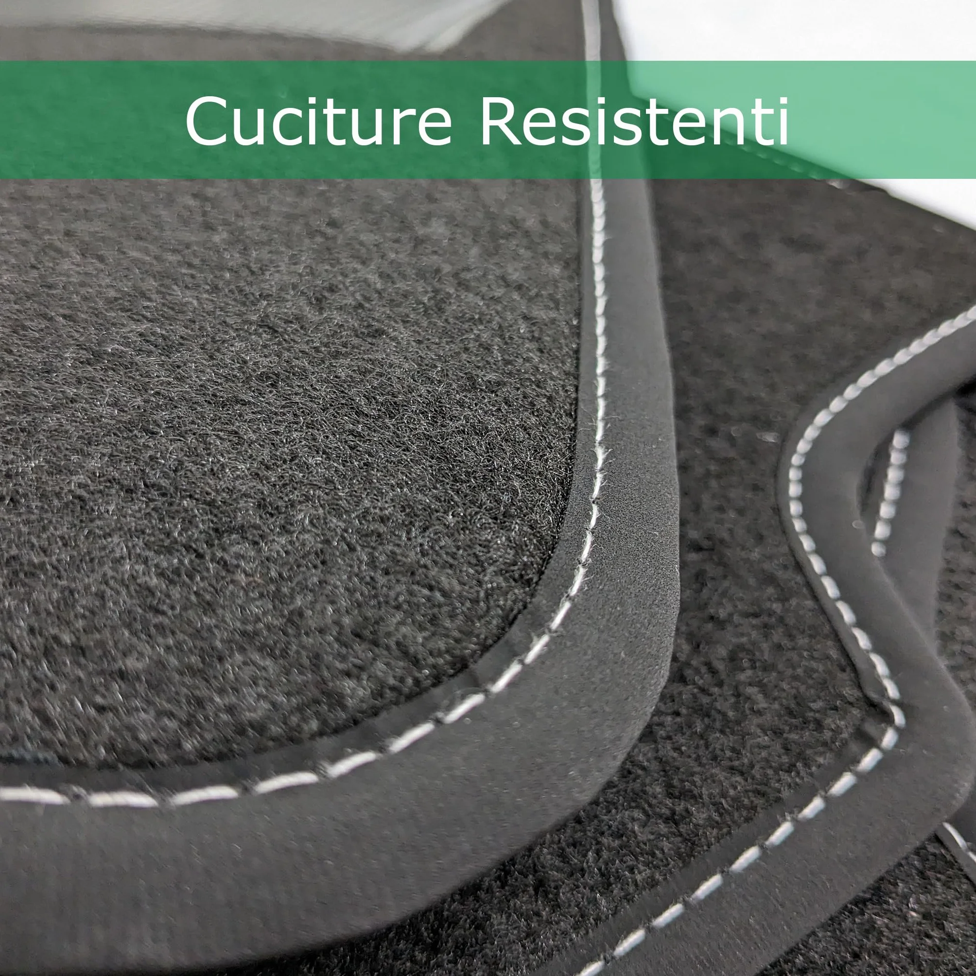 DHCarMats | Car Mats AR Giulietta since 2010 Embroidered with Red Border | Car Mats Carpet Tailored | Car accessories - Complete Front and Rear Kit