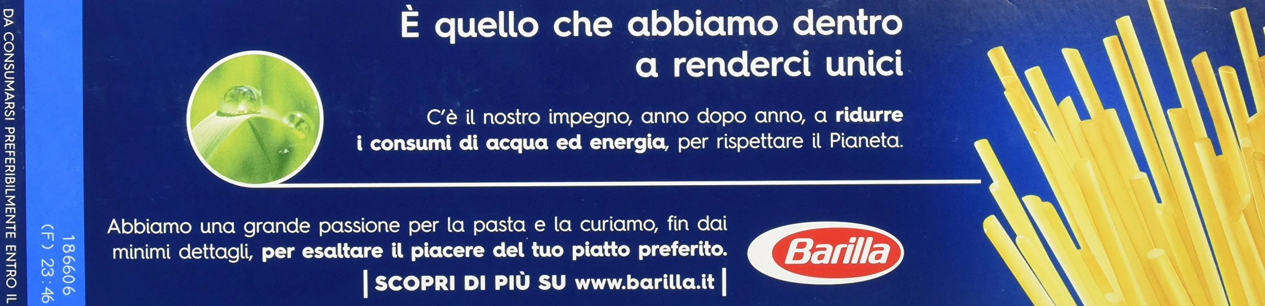Bavettine n11 Barilla makaron na włoski rynek błęk