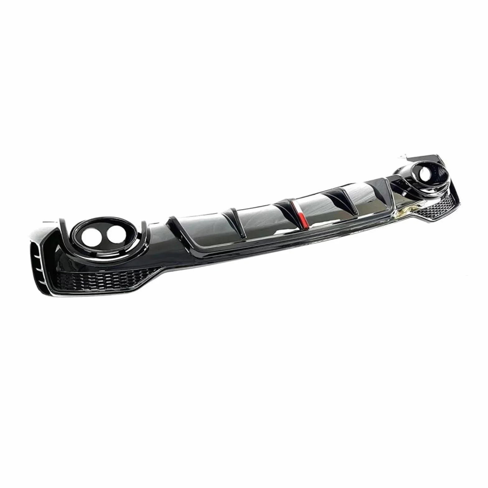Dyfuzor Tylnego Zderzaka Spoiler Z Końcówkami Rury Wydechowej Dla Q3 Sport 2021 2022 Tylny Rozdzielacz Samochodu Dyfuzor Usta Osłona Deflektora samochodowy zderzak Splitter dyfuzor