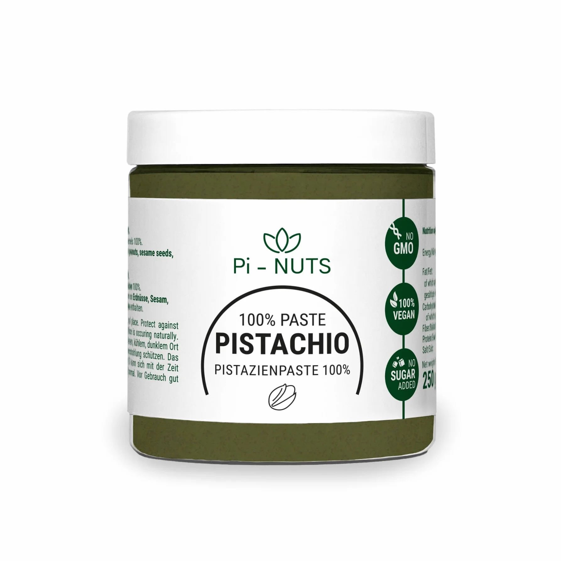 Pi-nuts Pasta pistacjowa krem z pistacji 100% 250g