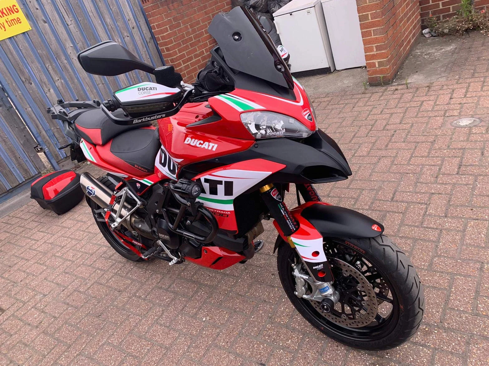 Zestaw naklejek Ducati MULTISTRADA 1200 2010 – 2014 FS-MULTI10-14 (Italy, Red, 2010-2012)