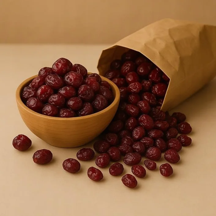 Malinowe ŻURAWINA CAŁOJAGODOWA 500g Suszona Premium Cała