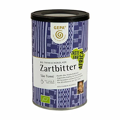 GEPA - Bio delikatna czekolada pitna, 3 sztuki w opakowaniu