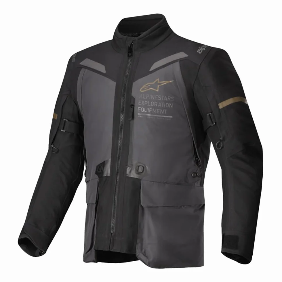 Alpinestars ST-7 2L Gore-Tex wodoodporna kurtka tekstylna motocyklowa, czarny/szary, 3XL