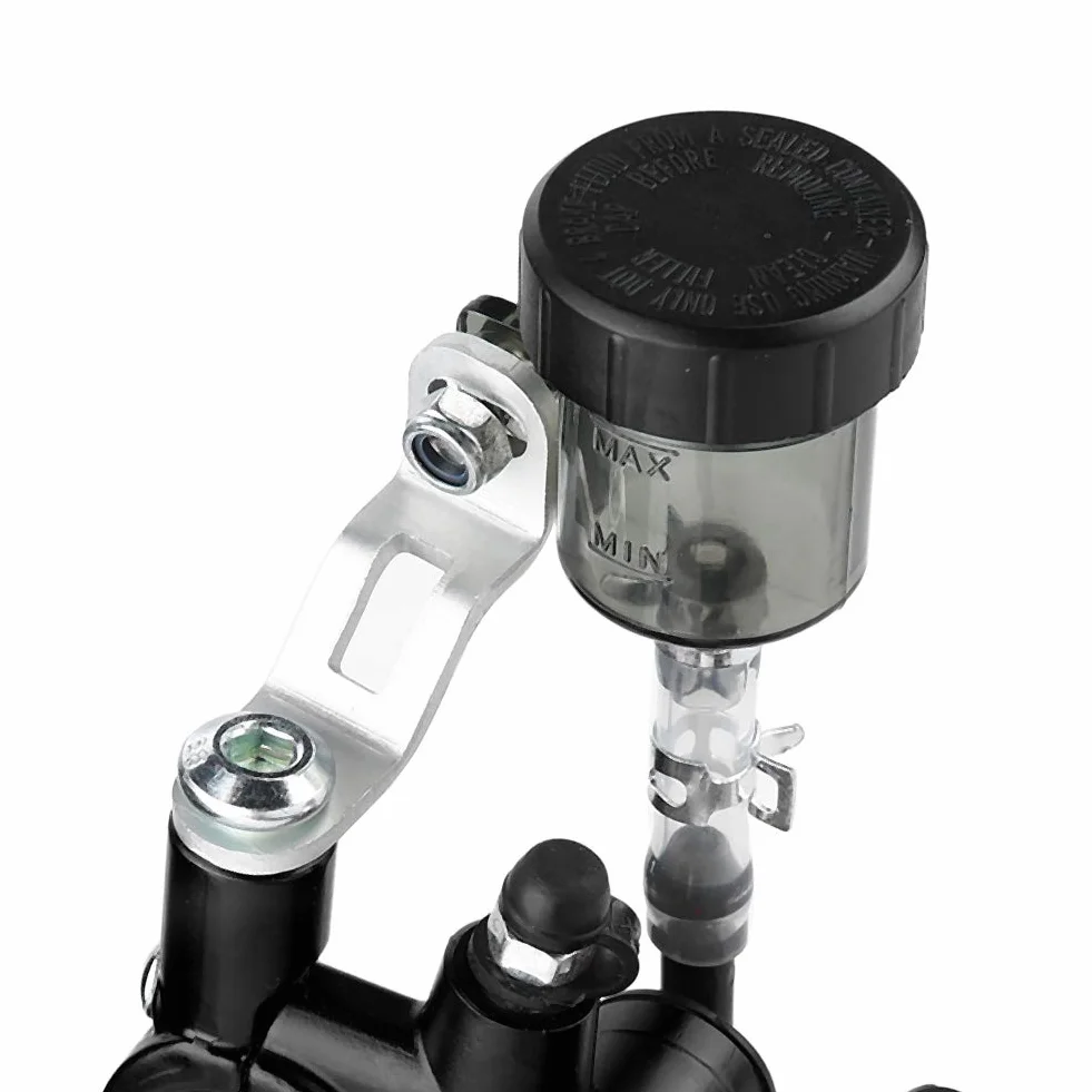 CNC Motorcycle Straight Push Brake Pump - Cylindry hamulcowe (prawe) Opcjonalna hydrauliczna pompa sprzęgła Stra (czarna)