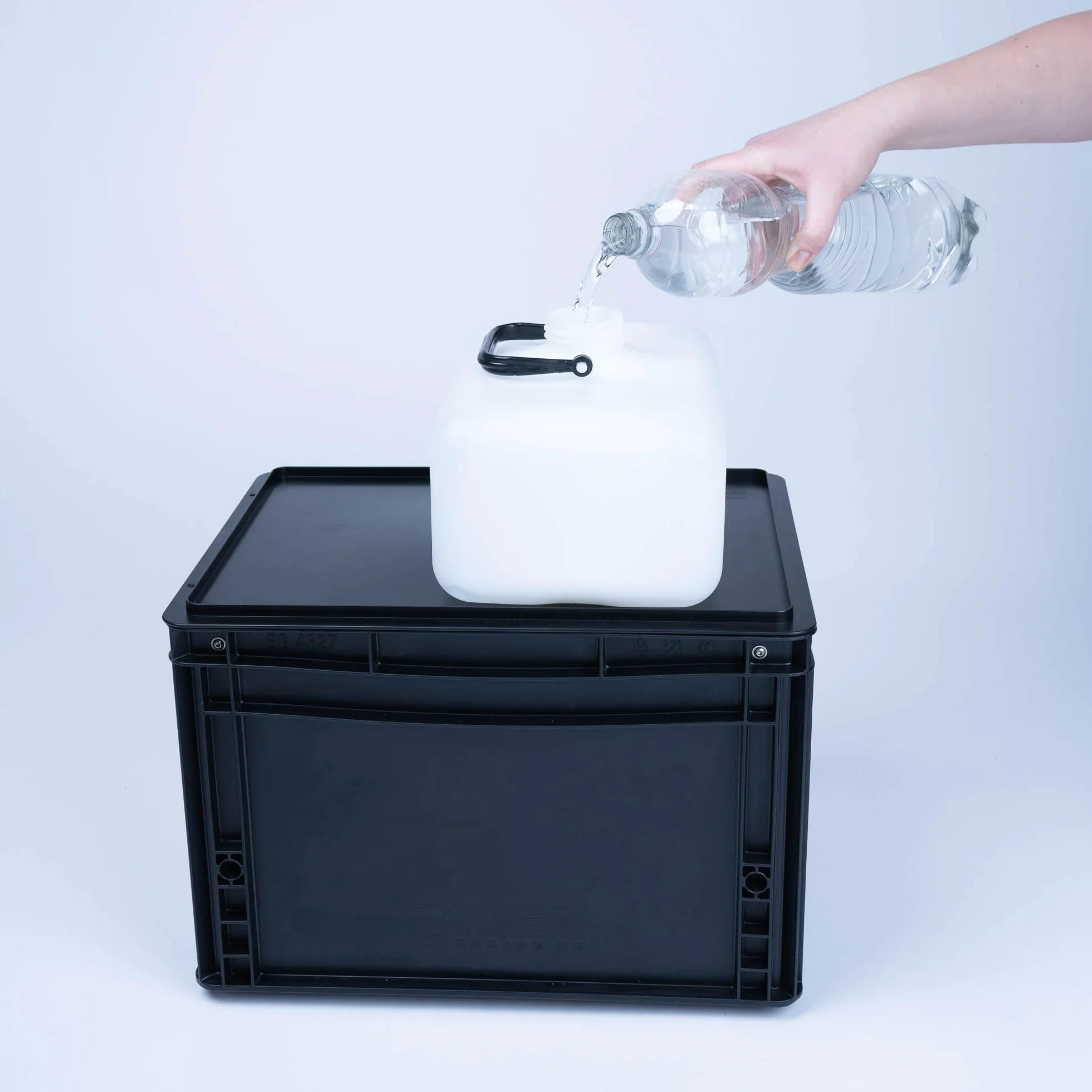 BOXIO - Kanister zastępczy 5 l do BOXIO – TOILET kanister na mocz z uchwytem do noszenia i pojemności 5 l