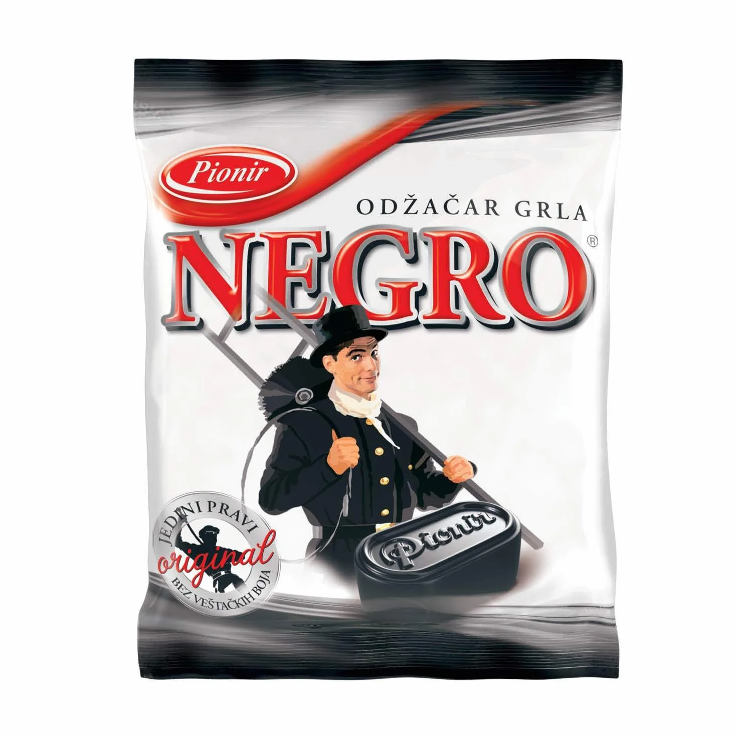 Cukierki wypełnione lukrecją Pionir Serbia 16 x 100 g