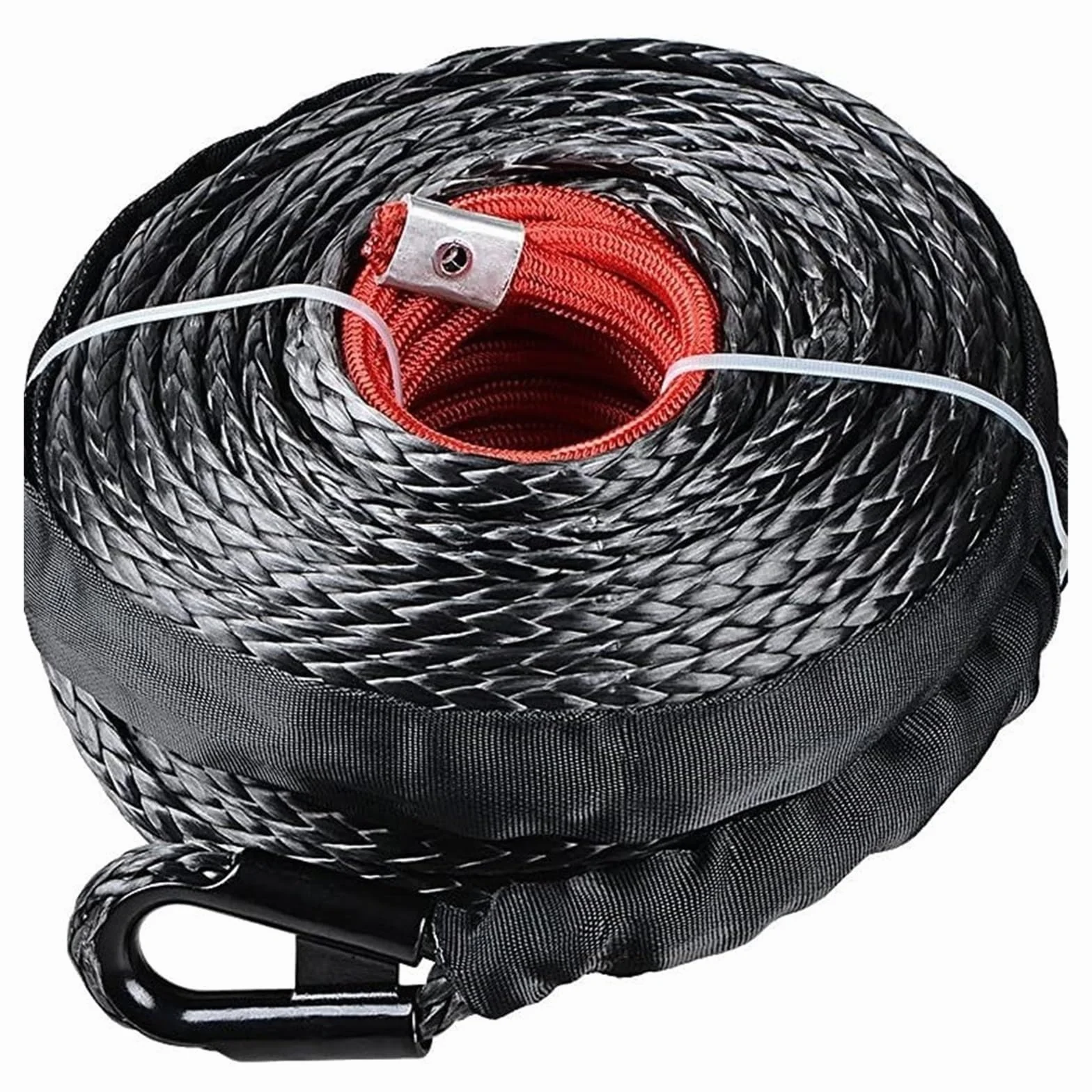 Do samochodów ciężarowych, przyczep, SUV-ów Syntetyczna lina wyciągarki 3/8" X 9,50"(29)