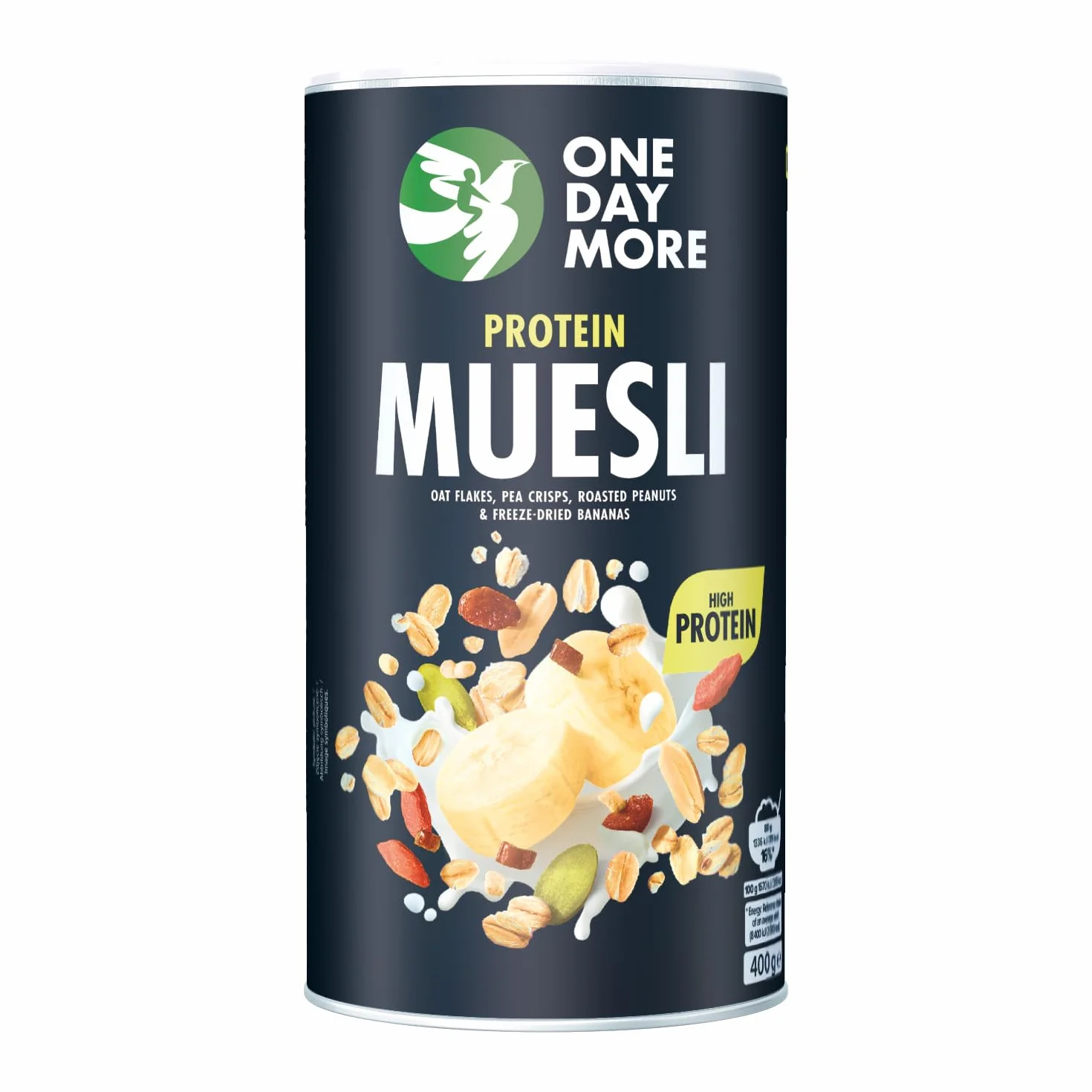 OneDayMore Musli Proteinowe 400g 20g białka Wegańskie