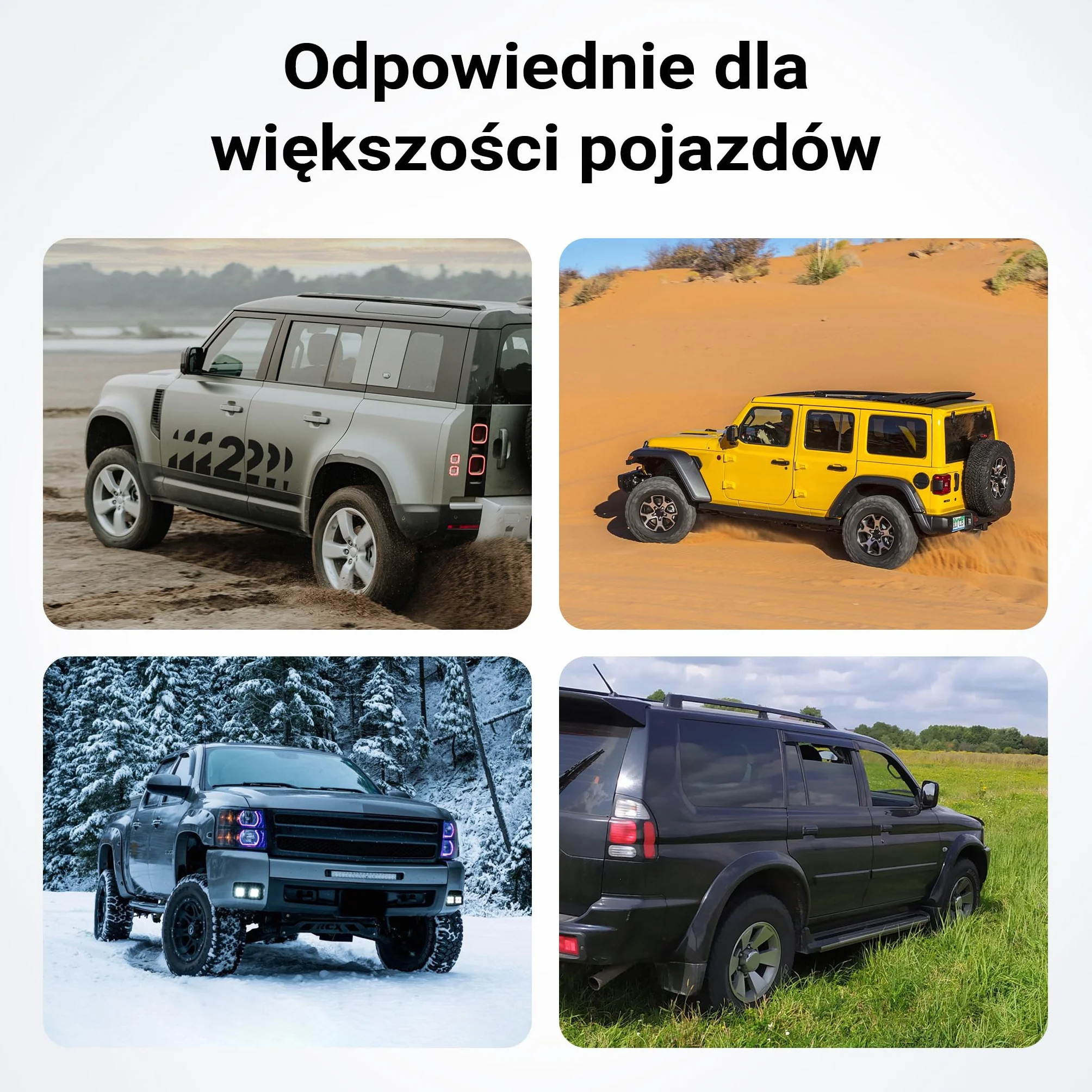 Wiltec Trapy piaskowe 1063 x 298 x 66 mm 2 szt do 10 t nośności czarne z torbą transportową
