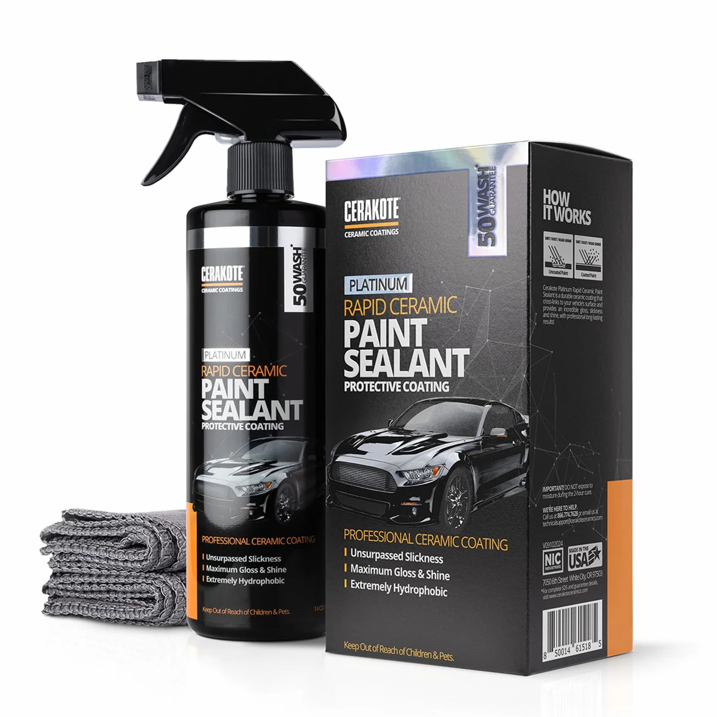 CERAKOTE Ceramic Paint Sealant | profesjonalna powłoka lakieru na bazie ceramiki | odporna na wodę i zabrudzenia | szybkie i łatwe zastosowanie | długotrwała ochrona | głęboki połysk i efekt perlenia