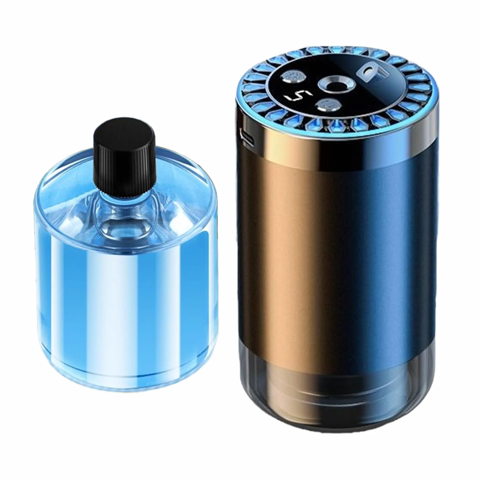 Inteligentny Od?wie?acz Samochodowy | Automatyczny Od?wie?acz Powietrza Z USB - Nawil?acz Dekoracyjny Z Rzutnikiem Gwia?dzistego ?wiat?a LED Do Wn?trz