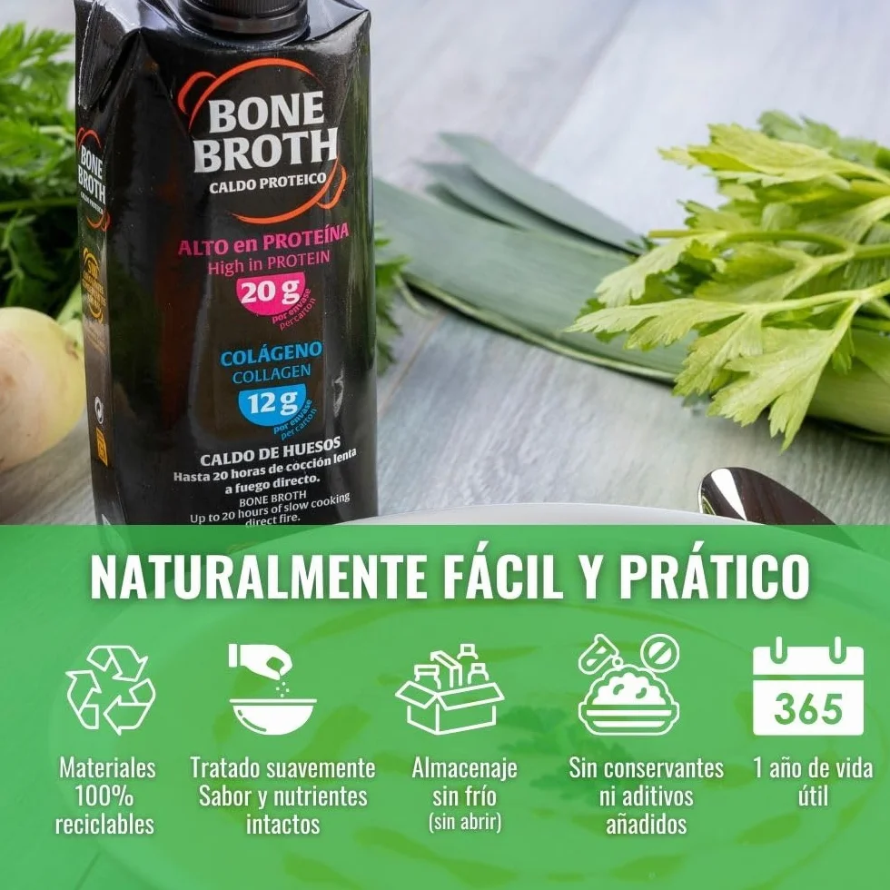 Caldo Mama Ana bulion kostny Premium 100% naturalny 12g kolagen 20g białko 10x500 ml