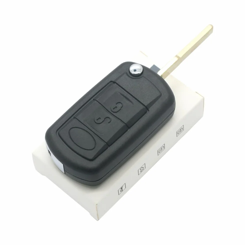 Zapasowa obudowa kluczyka kompatybilna z Land Rover Range Rover Sport LR3 Discovery 3 przyciski Flip Keyless Entry Remote Control SS700