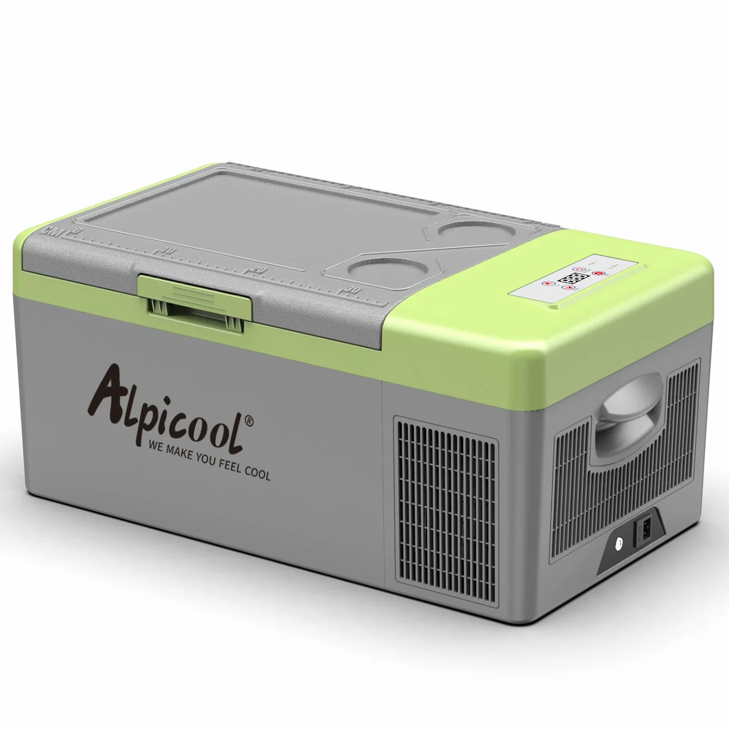Alpicool Y16 lodówka turystyczna 15 l, 12 V, mała lodówka turystyczna, elektryczna zamrażarka kempingowa, mała, przenośna, do samochodu, ciężarówki, łodzi, kampera, ze złączem USB