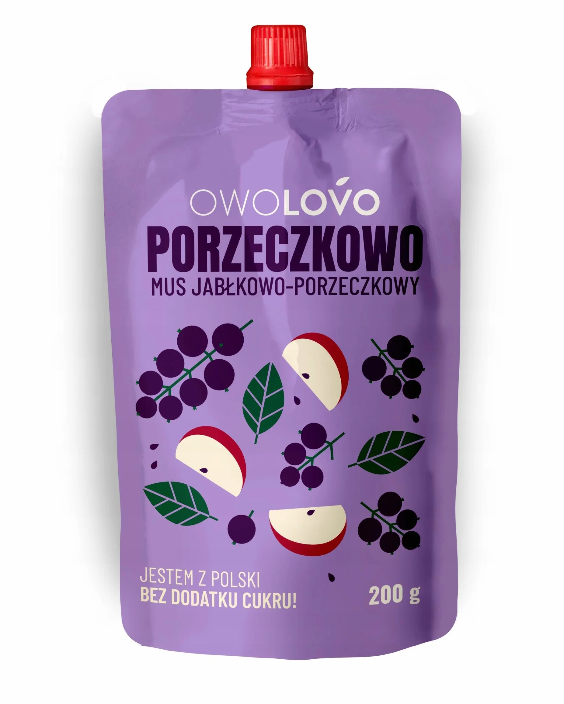 Owolovo Mus jabłkowo-porzeczkowy 200 g