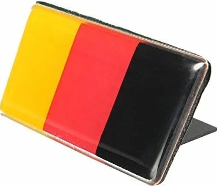 JenNiFer Aluminium Niemiecki Niemcy Flaga Odznaka Siatka Emblemat Naklejka Samochodowa Naklejka Uniwersalna Dekoracja