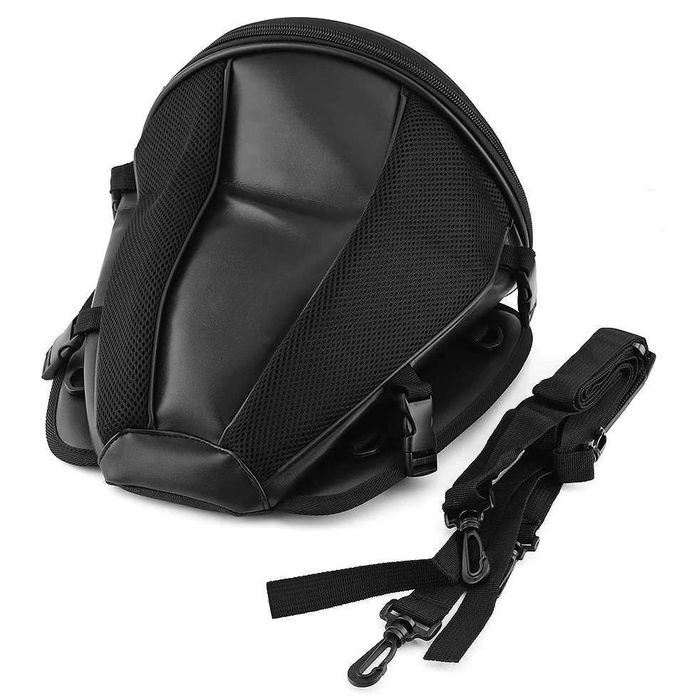 Torba Motocyklowa, Sportowa Wodoodporna Torba do Przechowywania na Tylnym Siedzeniu, Torba na tylną klapę Motocykla na Telefon, Klucze, Rękawiczki, Czarna Pasuje do Większości