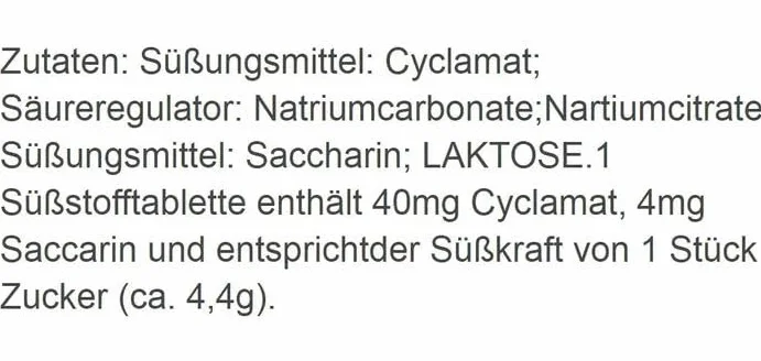 Süßstoff Tabletki 1200 Dozownik 72g