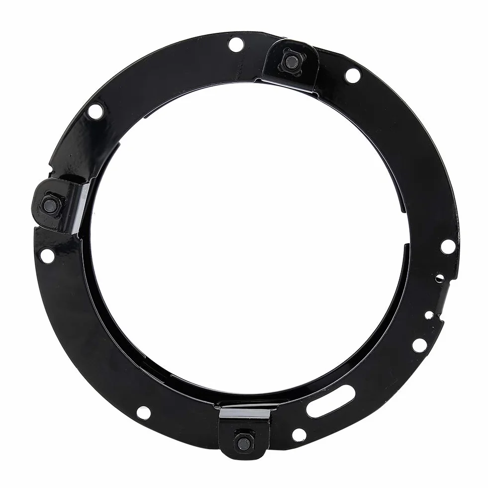 Wspornik montażowy wideł reflektorów, Dioche 7 cali reflektor samochodowy okrągły uchwyt montażowy pierścienia do (czarny)