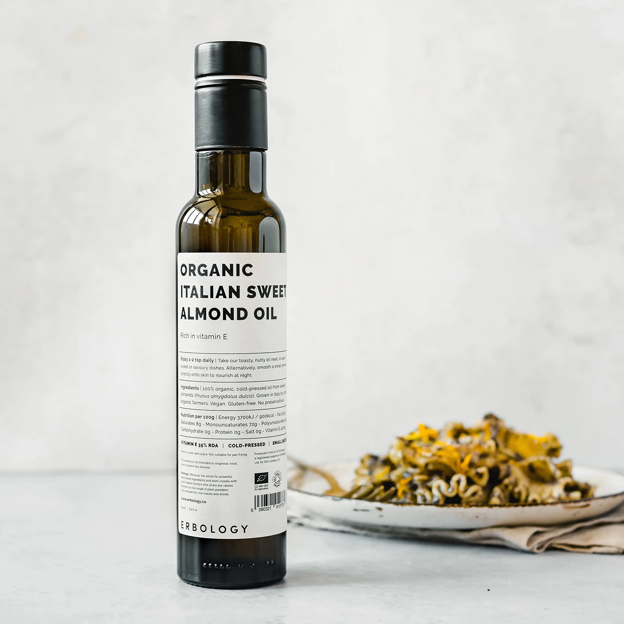 Organiczny olejek ze słodkich migdałów 200ml - tłoczony na zimno - jakość żywności
