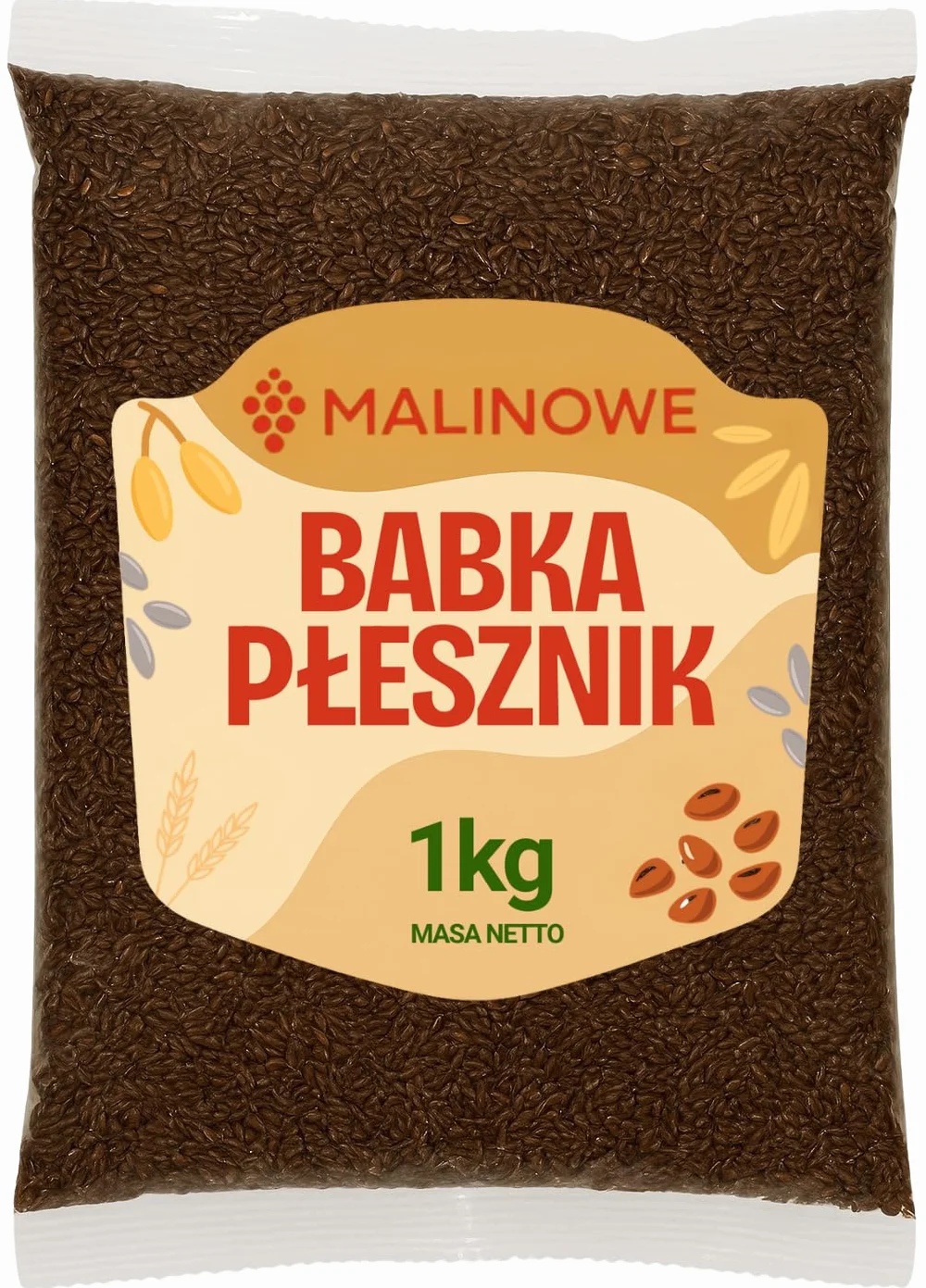 Malinowe BABKA PŁESZNIK 1kg Czyste Naturalne Ziarno
