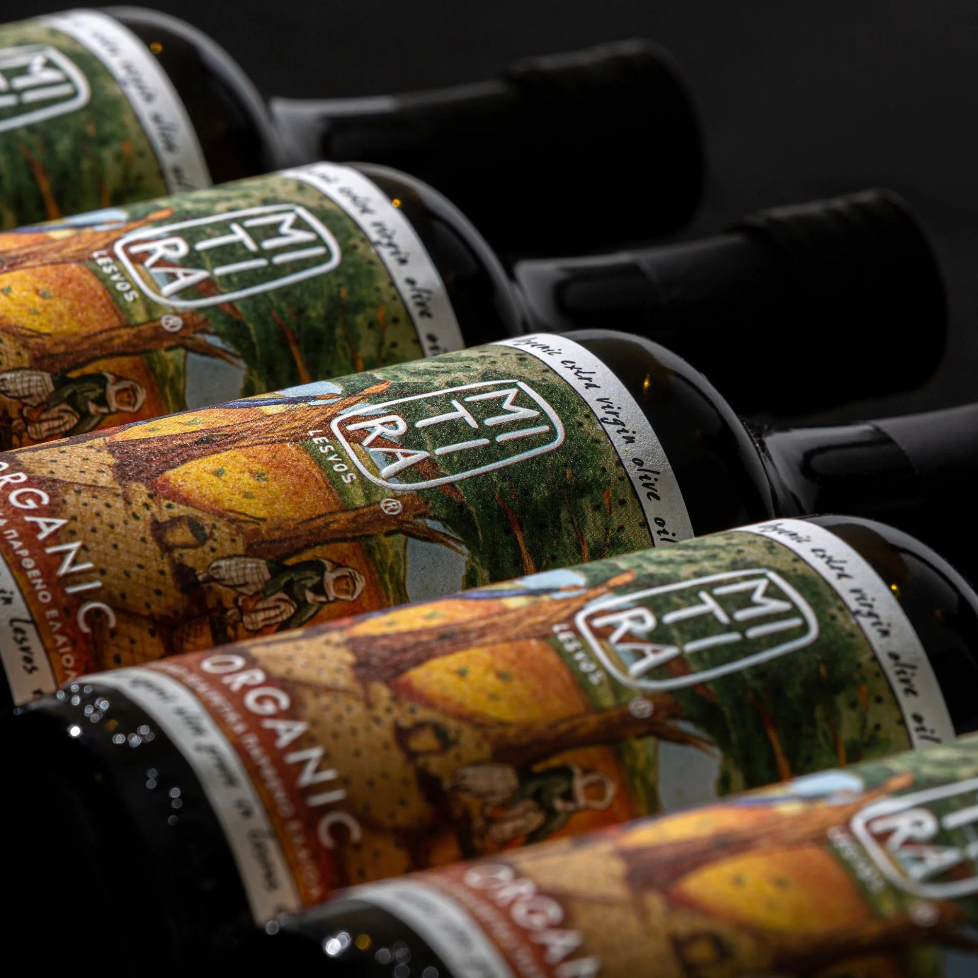 Oliwa Extra Virgin BIO 1L Organic Lesvos Grecja Tłoczona na zimno P.G.I. Oliwa z oliwek premium