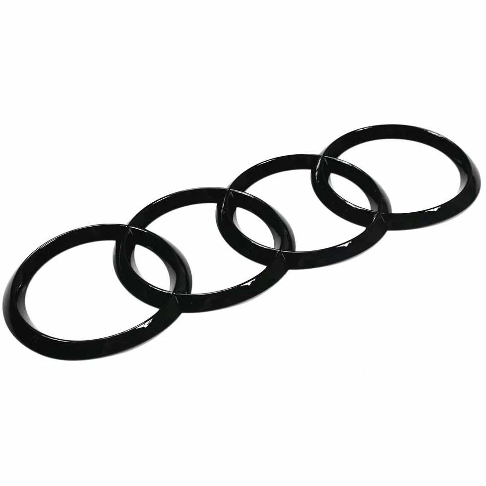 Audi 4K8071802 znak pierścienie Black Edition Emblemat Blackline Logo czarne