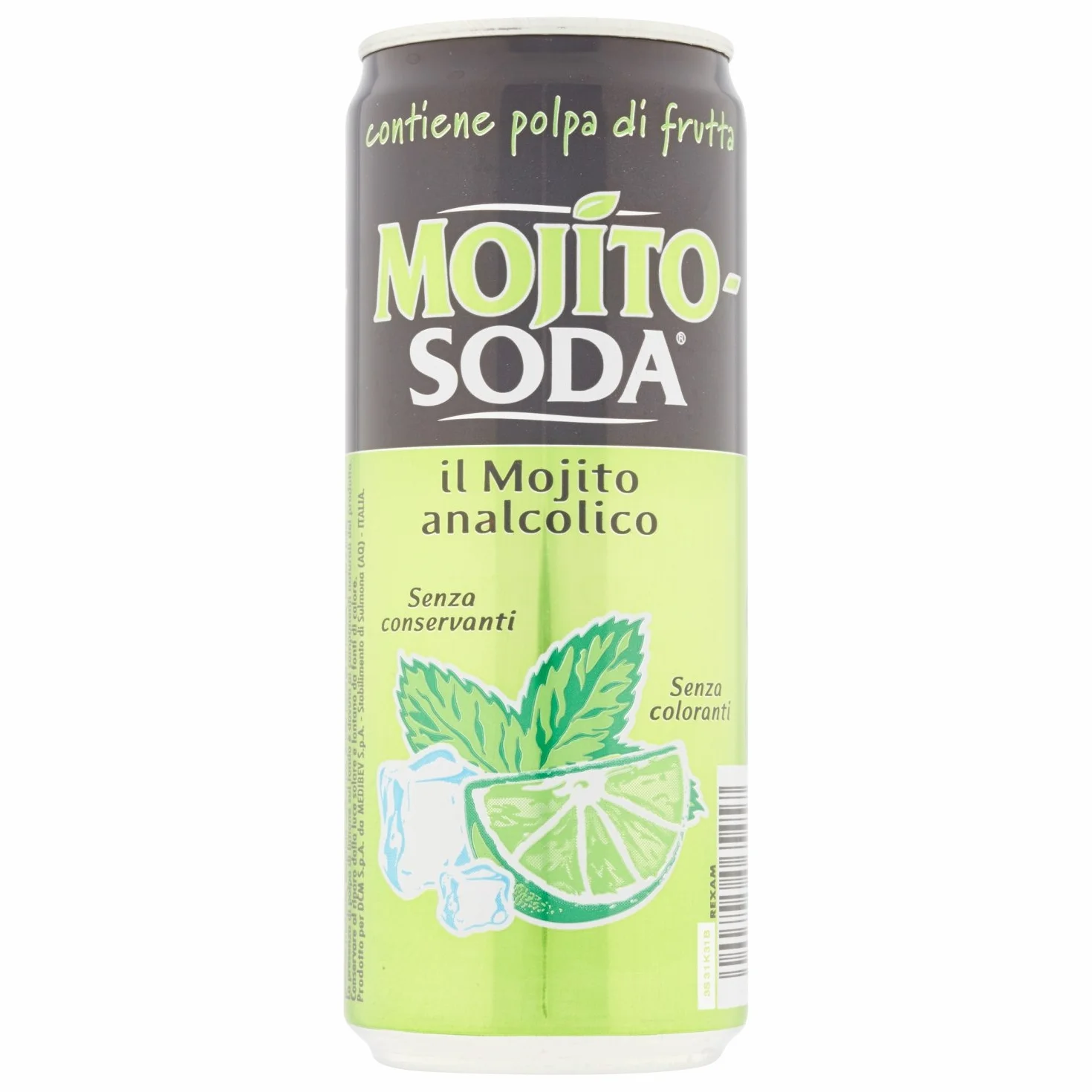 Lemon soda Mojito zgrzewka Mohito 24 sztuki napój gazowany włoski