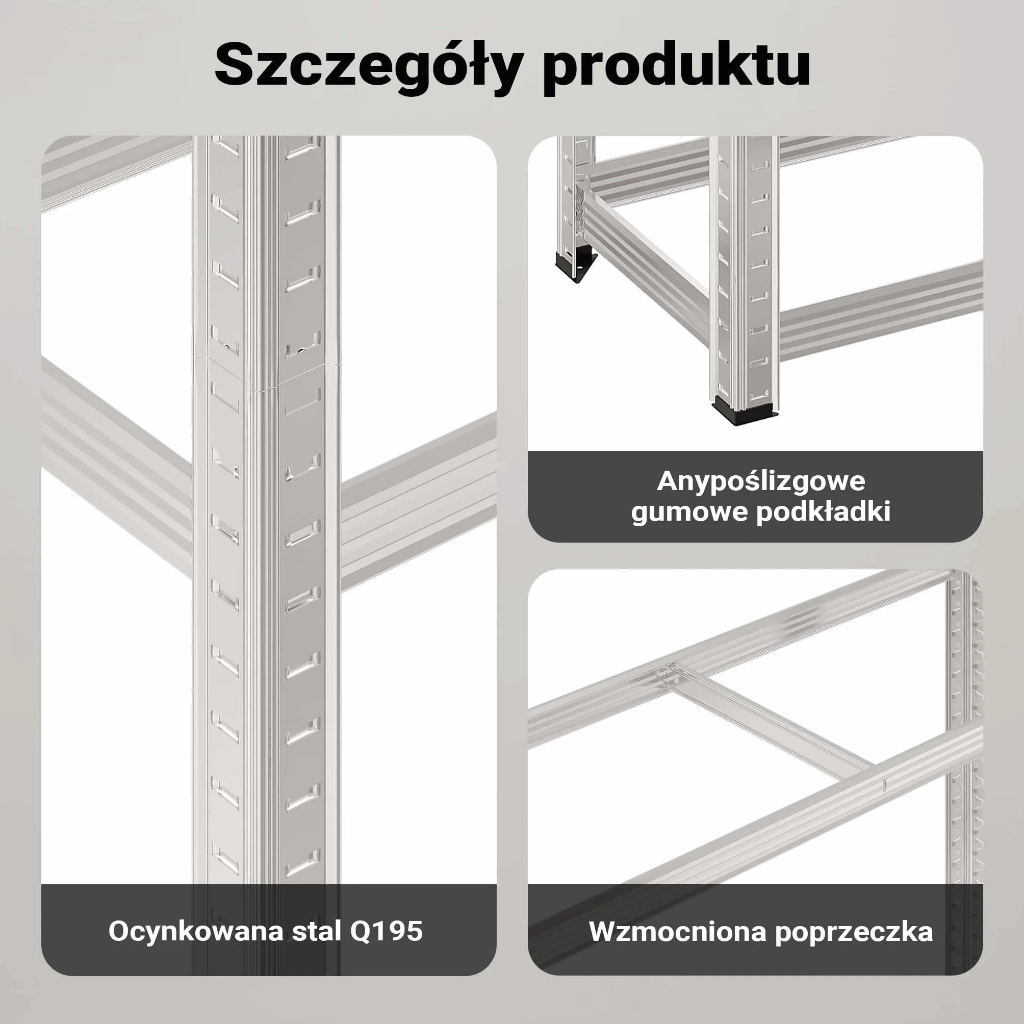 Wiltec Regał na opony do 795 kg, mieści maks. 12 opon, o kompaktowych wymiarach 180 x 120 x 40 cm, system wtykowy