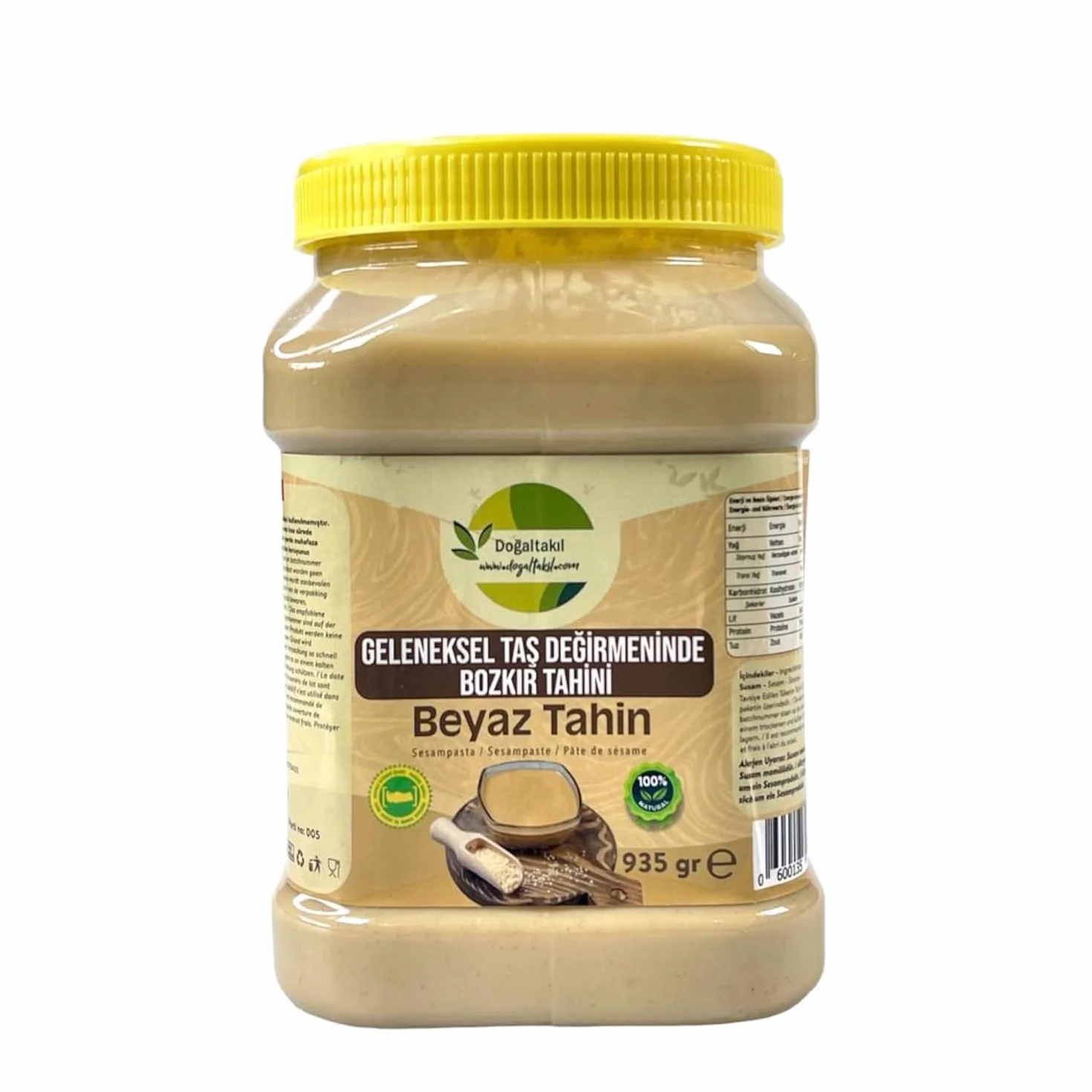 Tahini pasta sezamowa mielony kamień wegańska 935 g