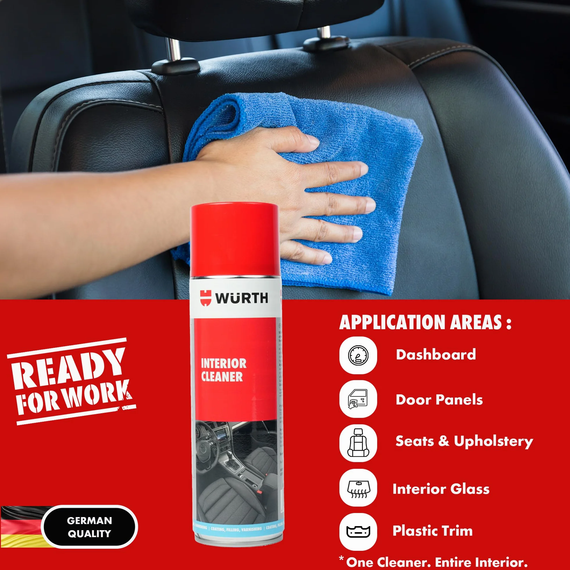 WÜRTH środek do czyszczenia wnętrz 500 ml