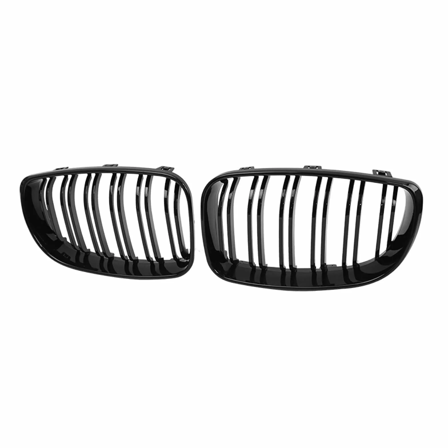 E81 E82 grill chłodnicy do BMW serii 1 E81 E82 E87 E88 120I 128I 130I 135I LCL grill 2008-2011 nerki podwójna listwa sportowa połysk czarny