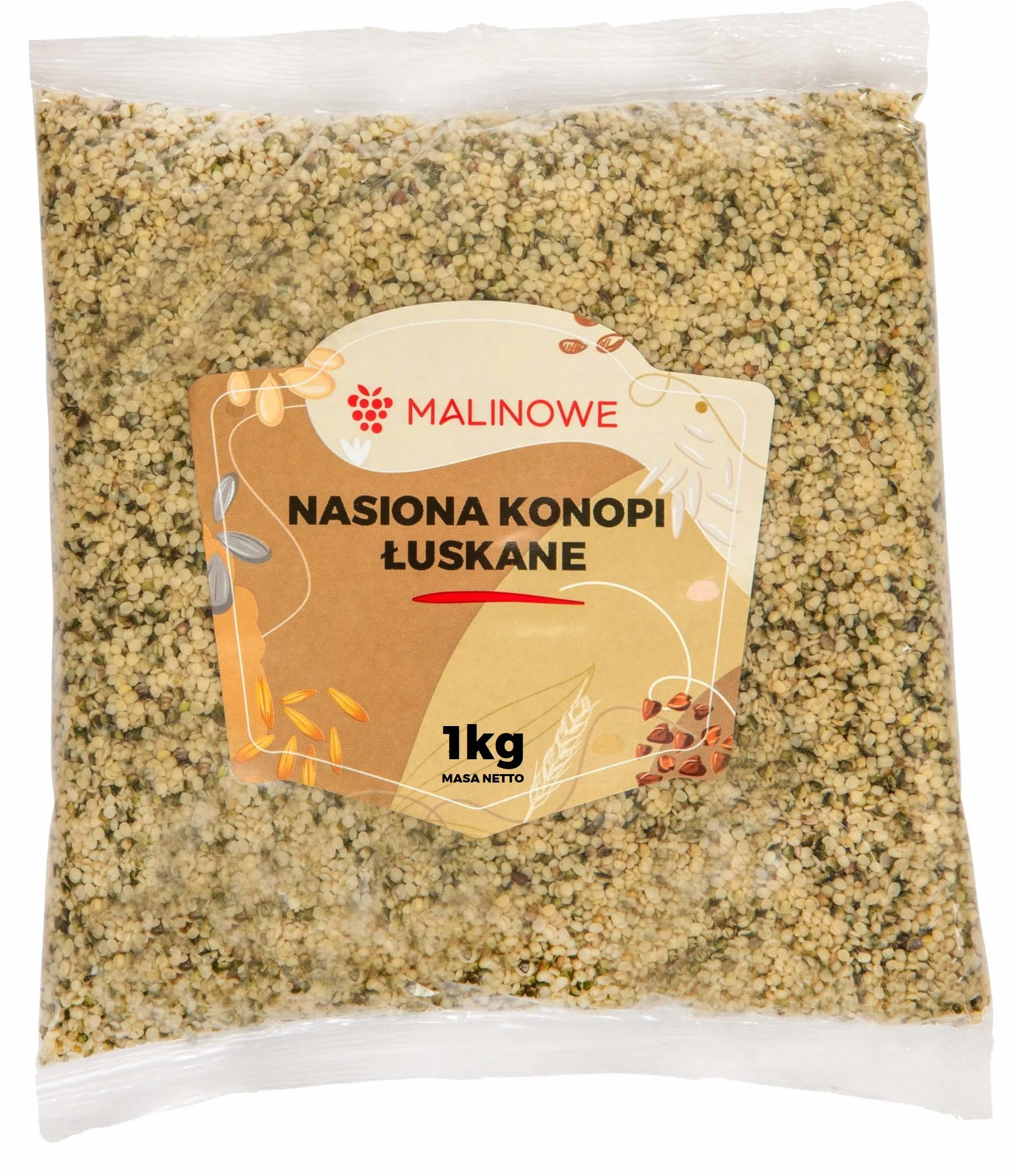 NASIONA KONOPI ŁUSKANE 1kg Premium