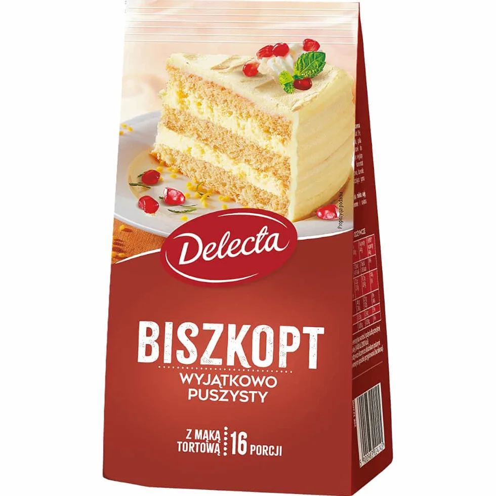 Delecta Biszkopt - 380 g