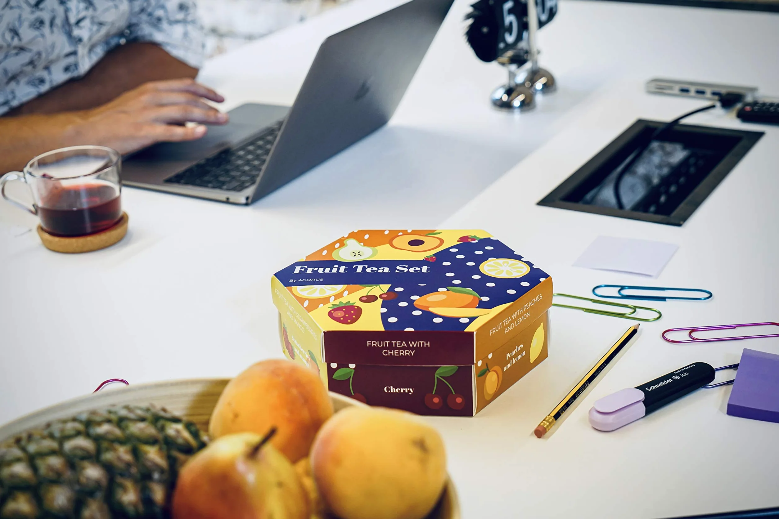ACORUS Luksusowy zestaw herbaty owocowej - 6 smaków (60 torebek herbaty)