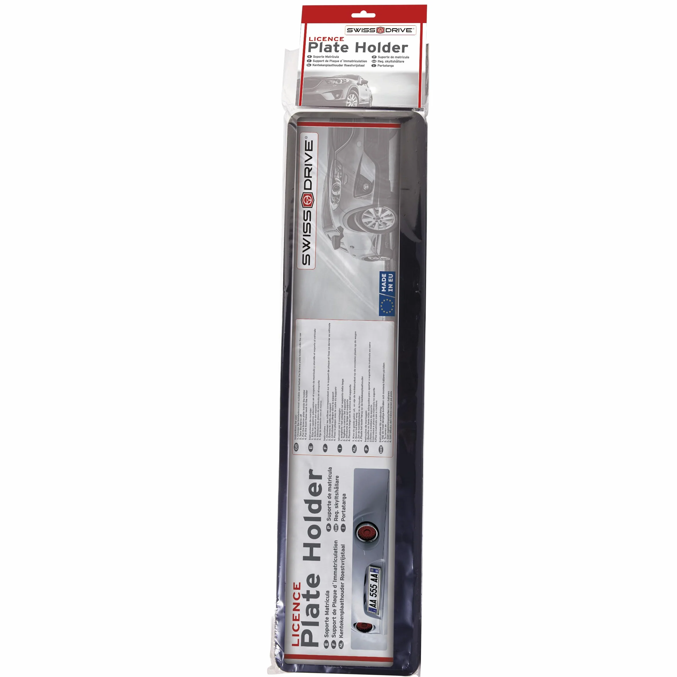 Uchwyt Tablica rejestracyjna ABS Euroclip S SUMEX Mat8500 Czarny