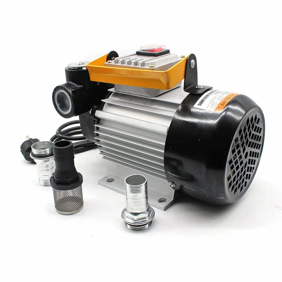 Pompa oleju napędowego, samozasysająca, 220 V, 3600 l/min, 550 W, uniwersalna pompa awaryjna, ręczny syfon, wąż, automatyczny pistolet do pompowania benzyny, wody, samochodu, łodzi, oleju