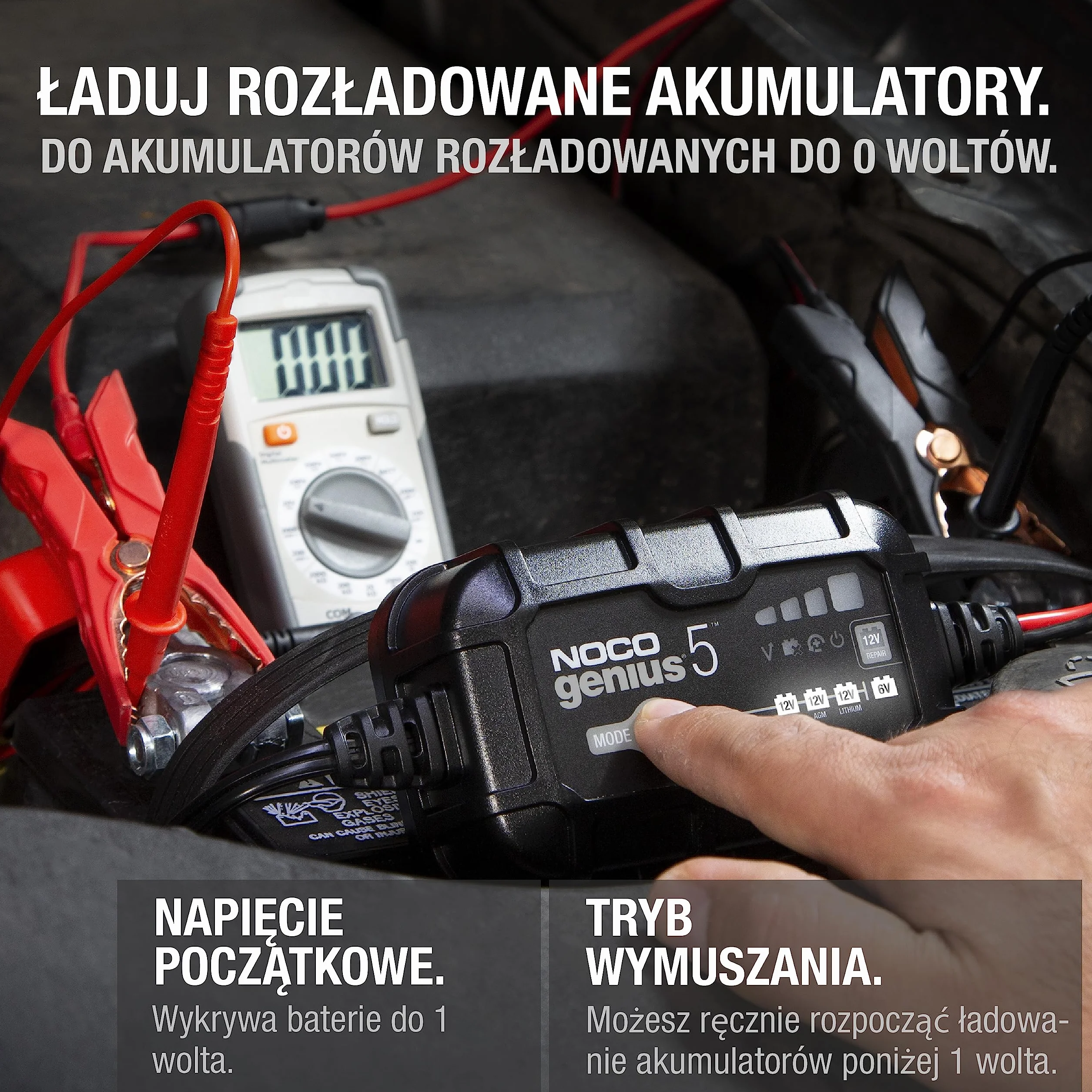 NOCO Inteligentna ładowarka Genius5 6/12V 5A