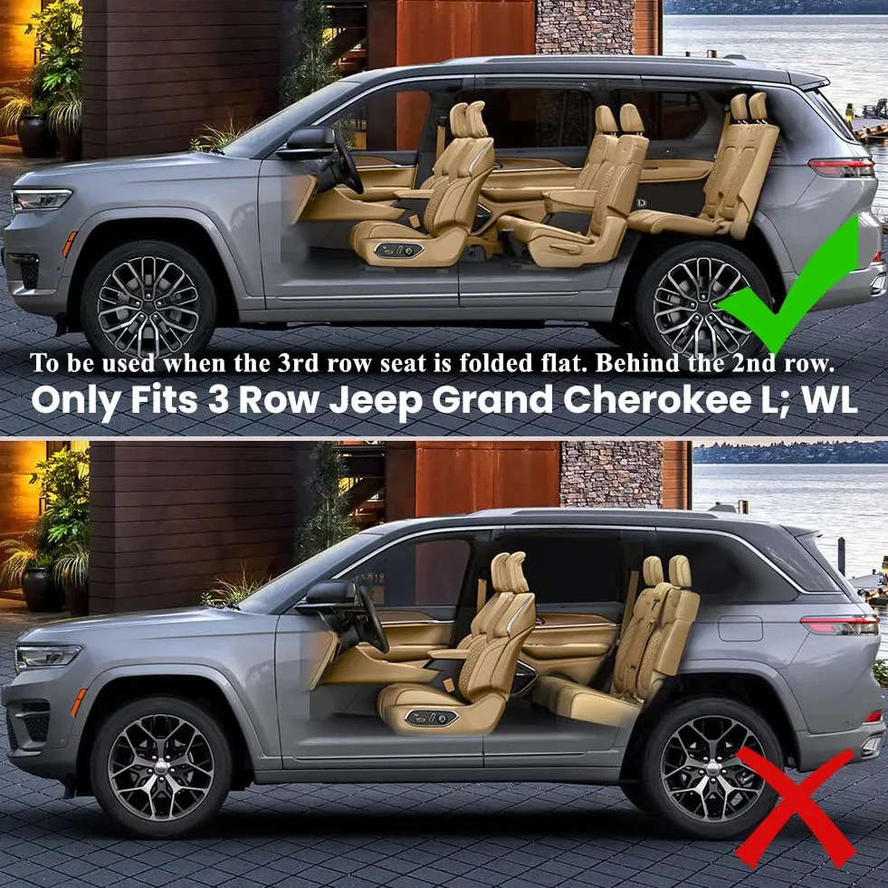 Osłona ochronna bagażnika Jeep Grand Cherokee L WL 2021 2022 2023