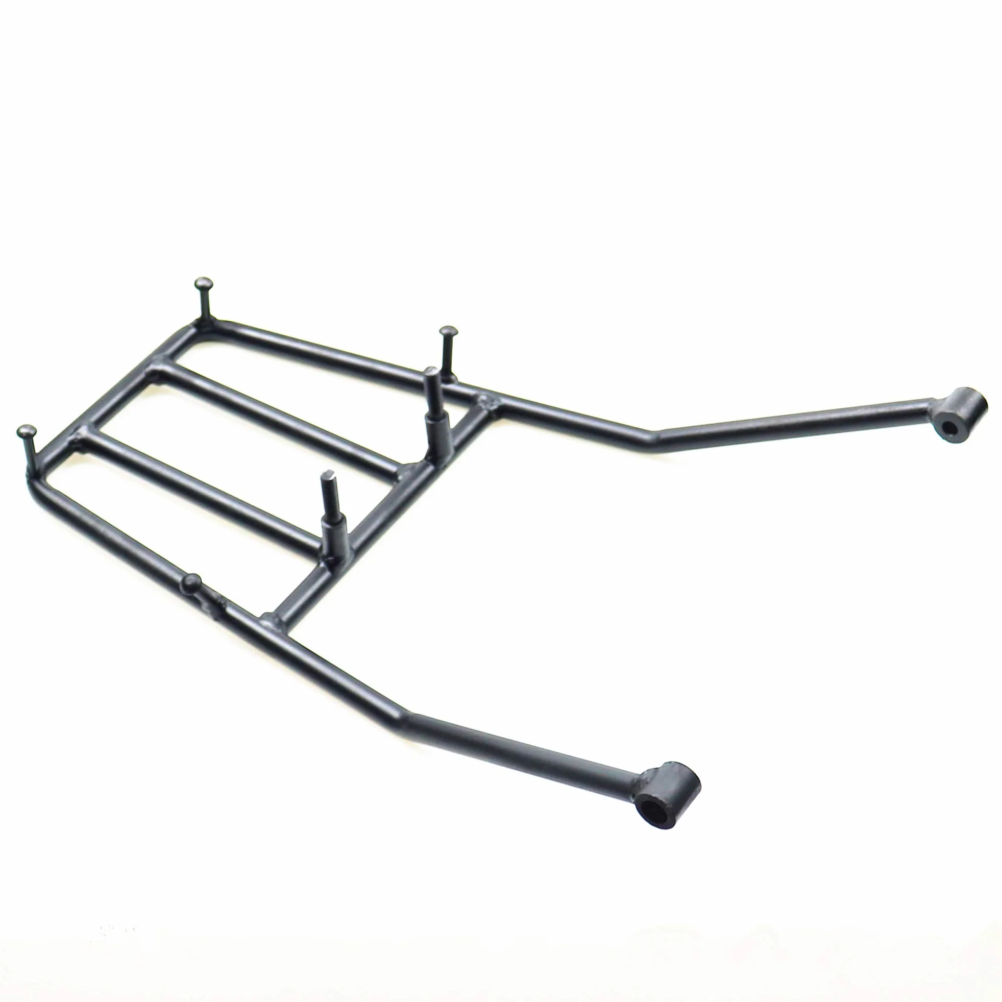 Czarny bagażnik tylny bagażnik tylny do Cafe Racer Cruiser Kawasaki KLX 250 2008-2015
